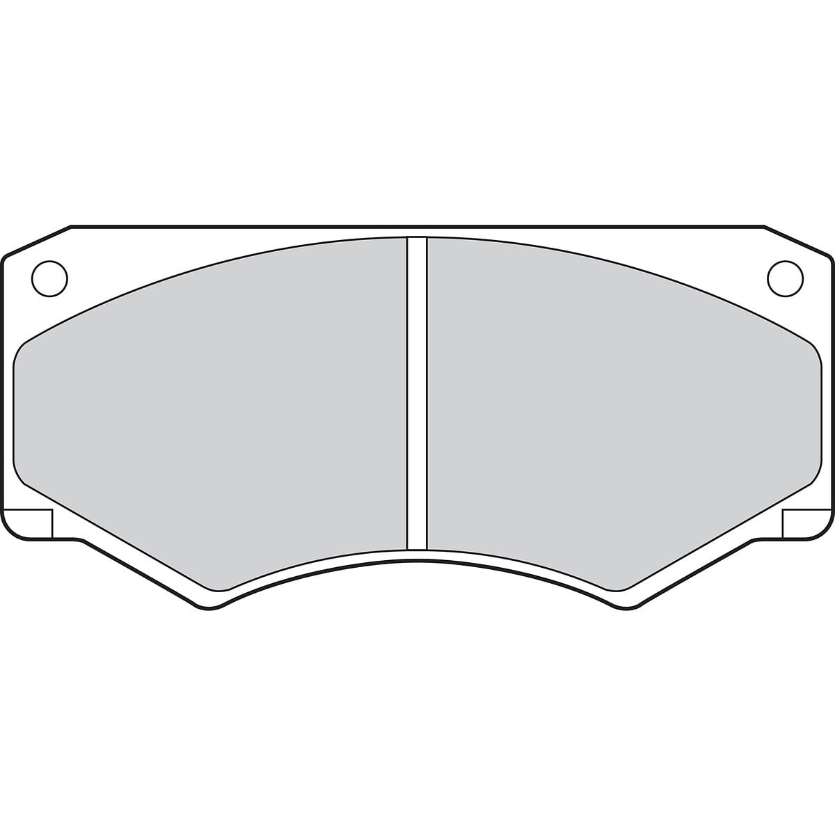Jeu de 4 plaquettes de frein VALEO ref. 302868